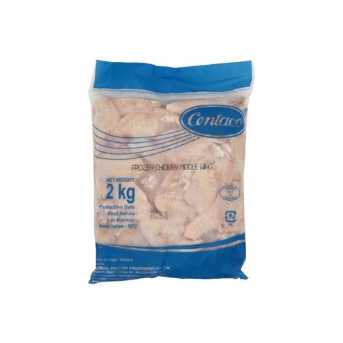 힐링미트 태국산 닭윙 2kg 냉동 닭날개 미들 윙 가운데날개, 2kg, 1개
