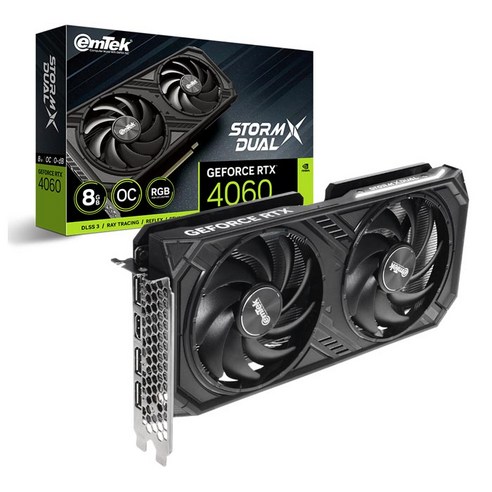 이엠텍 지포스 RTX 4060 STORM X Dual OC D6 8GB