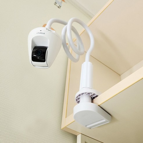 라이프그래피 홈캠거치대 CCTV 홈카메라거치대, 홈캠거치대 화이트, 1개