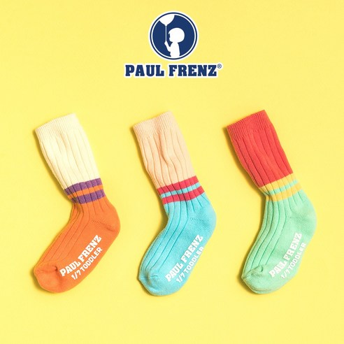 사랑스러운 디자인과 편안함, 폴프랜즈 샬롯세트 양말로 우리 아이 발에 행복을 선물하세요!