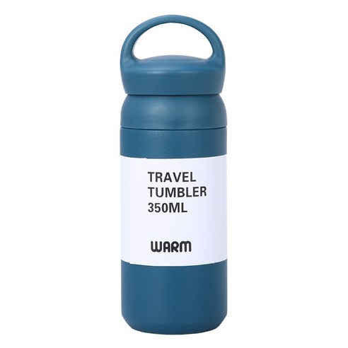 ZZJJC 아이디어 보온병 아이디어 텀블러 아웃도어 보온병, 핸드커버 블루, 500ml