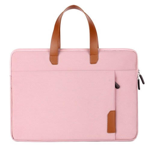 Xzante 노트북 가방 15 인치 다기능 방수 보호 커버 핸드백 출장 컴퓨터 핑크, 분홍