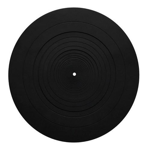 LP플레이어 축음기 턴테이블 비닐 레코드 액세서리용 방진 실리콘 패드 고무 lp 미끄럼, 검은 색