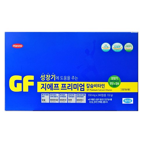 한미약품 지에프 프리미엄 칼슘비타민, 1개, 132g