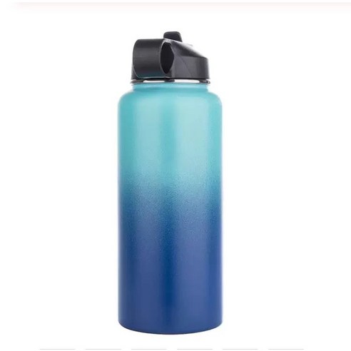 ZZJJC 아이디어 보온병 아이디어 텀블러 아웃도어 보온병, 상연록하진청, 32oz/960ml