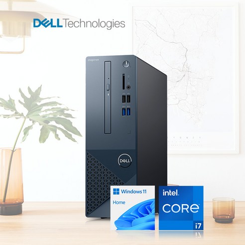 델 데스크탑 DELL 인스피론 DN3020S-WH04KR 업무용 사무용 Windows11 Home, 인텔 13세대 i7-13700, 16GB, 1TB