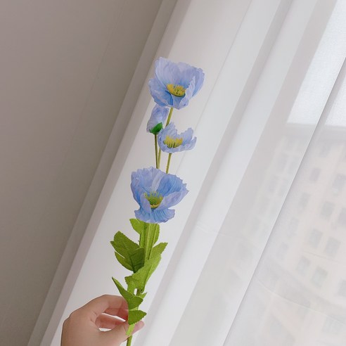 DFMEI 인사이드 꽃다발 가짜 화우미인 방 꾸미기 피크닉 포토도구 펜션소프트룩, DFMEI 워터 블루, {"크기":"하나"}