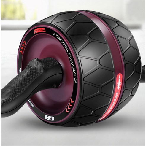 홈트 광폭휠 ab 슬라이드 복근운동기구 전신 코어강화 무릎패드포함, 01. 블랙/레드