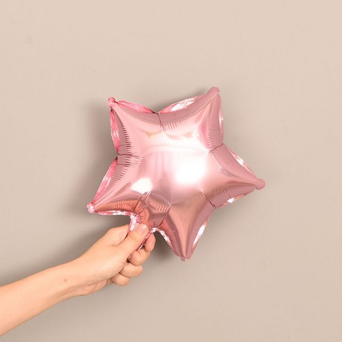 파티복닷컴 모양풍선 10개입, 19.별 핑크 25.4cm