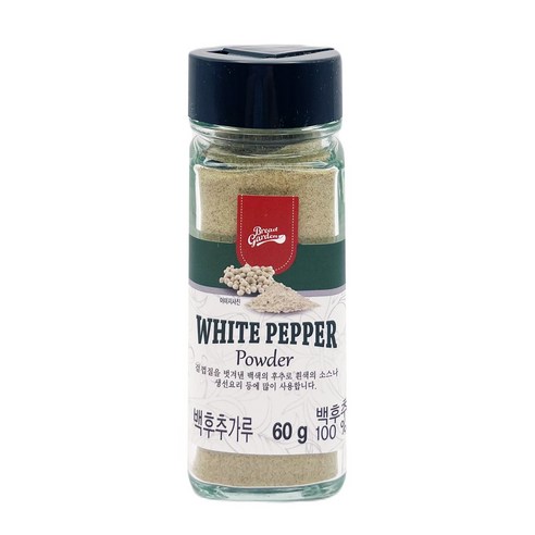 브레드가든 백후추 가루, 60g, 6개
