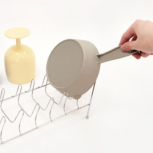 조리 공간을 정리하고 조직하는 다용도 엘엘리빙 심플 접시 정리대