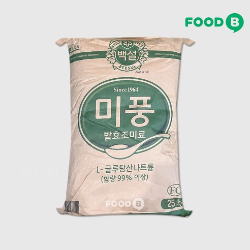 CJ백설 미풍 FC 25kg