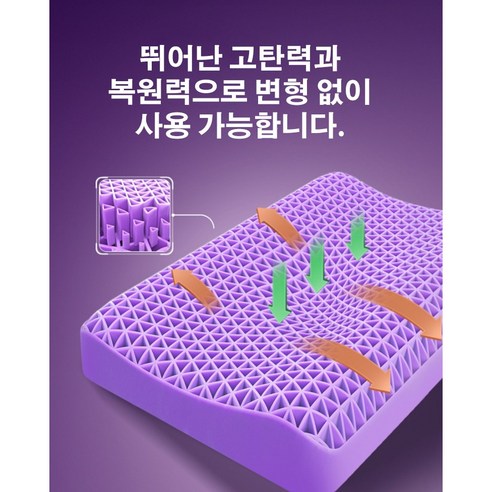 편안한 수면을 위한 젤리 소재