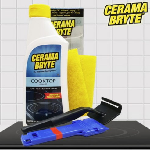 세라마브라이트 인덕션 클리너 세트 (전용 수세미 2개 + 핸드툴 + 스크래퍼) NO.2, 1개, 284g 프랑스인덕션