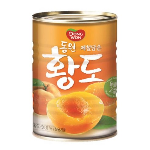 동원 복숭아 황도 400g x 12캔, 12개, 상세페이지 참조