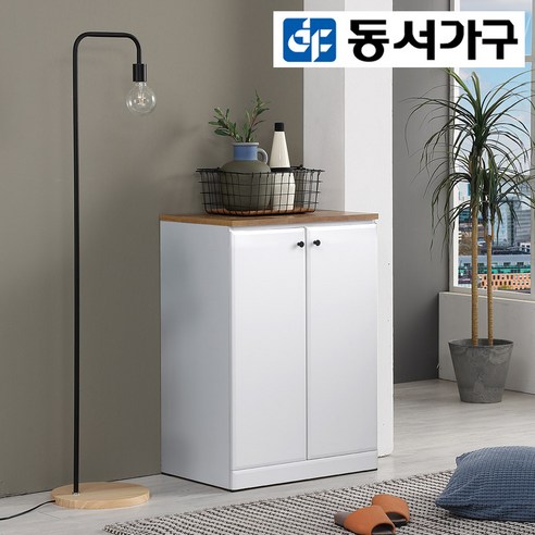 동서가구 허브 600 주방수납장(소) DF917083, 화이트