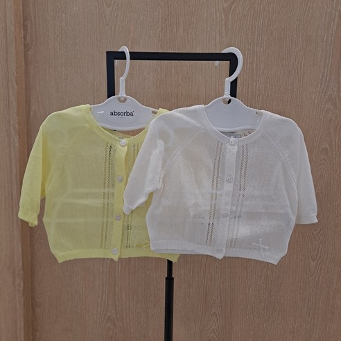 [압소바] 늦봄 여름 초가을 유아 여아 마린느 가디건 AX3-43201