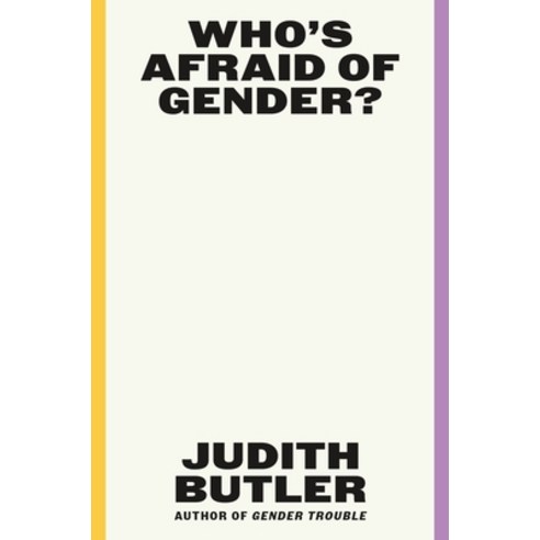 (영문도서) Who''s Afraid of Gender? Hardcover, Farrar Straus and Giroux, English, 9780374608224