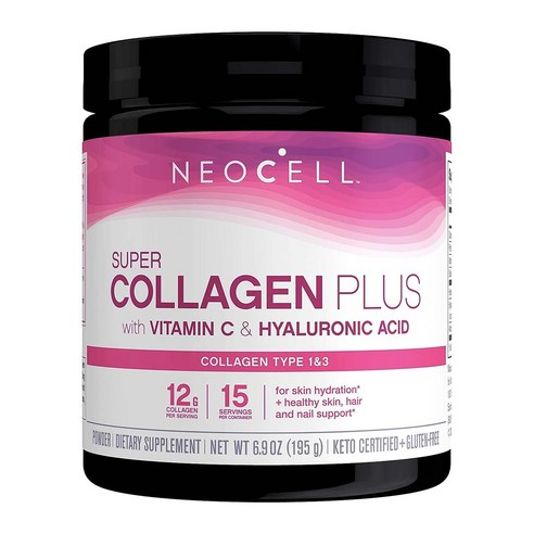 네오셀 비타민C & 히알루론산 함유 슈퍼 콜라겐 플러스 195g/ NeoCell Super Collagen Powder Hyaluronic A, 195g, 3개 Best Top5 네오셀 비타민C & 히알루론산 함유 슈퍼 콜라겐 플러스 195g/ NeoCell Super Collagen Powder Hyaluronic A, 195g, 3개 Best Top5