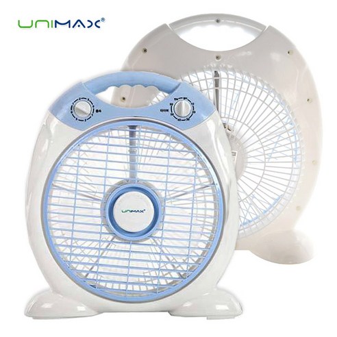 유니맥스 박스팬선풍기 25cm 10인치 선풍기 탁상용선풍기