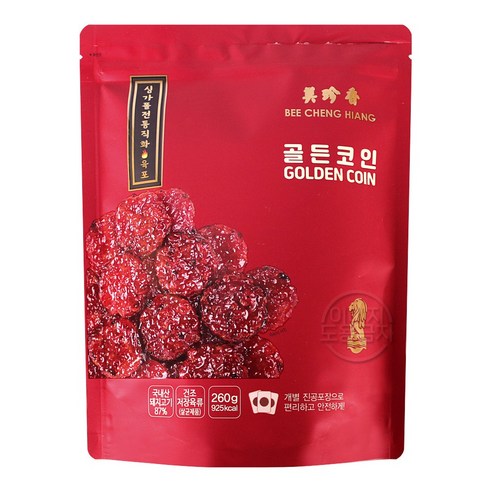 비첸향 골든코인 Beechenghiang Golden Coin, 260g, 1개