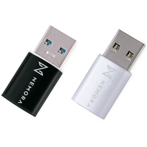 C타입 to USB 3.0 OTG 변환 젠더 어댑터 OTG 충전 데이터 지원 노트북 컴퓨터 PC 차량 연결, 블랙+실버