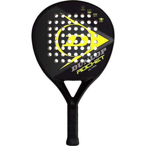 Dunlop Sports 던롭 스포츠 로켓 울트라 파델 라켓 블랙옐로우, Black/Yellow