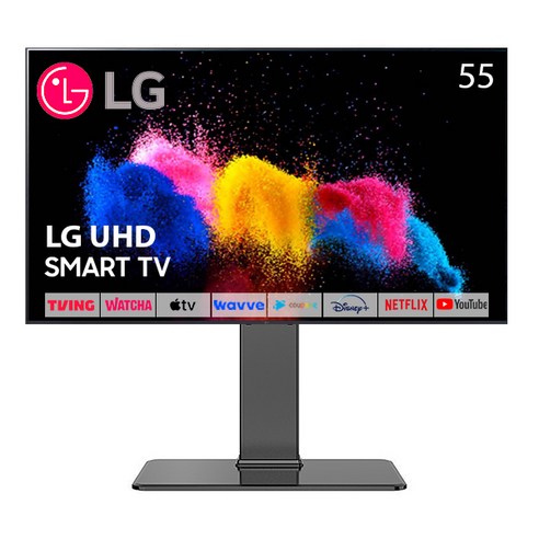 LG전자 55인치 스마트 TV 4K UHD 55UT7550 거실장 티비다이 스탠드거치대 결합상품