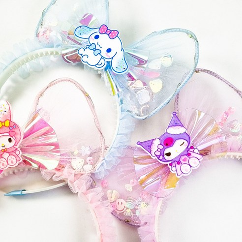 반짝이는 동심을 위한 마법, 산리오 쉬폰 머리띠