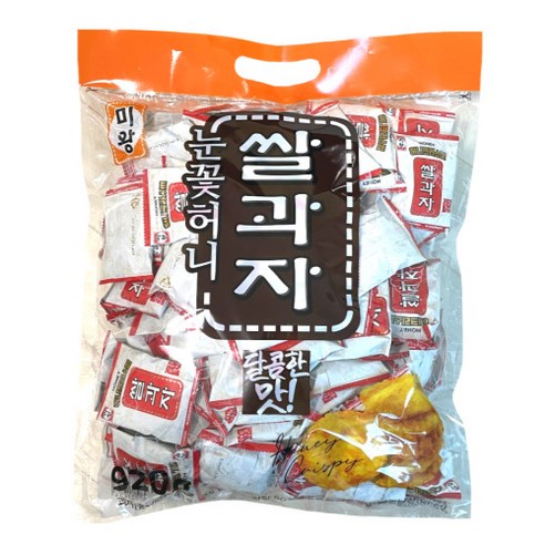 미왕 눈꽃허니 쌀과자 대용량, 920g, 2개