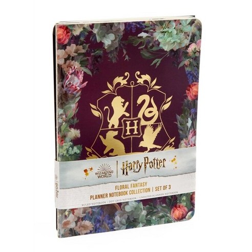 Harry Potter:Floral Fantasy Planner Notebook Collection (Set of 3): (Harry Potter School Planne..., Insight Editions, Harry Potter, Insights(저),Insight Editions..