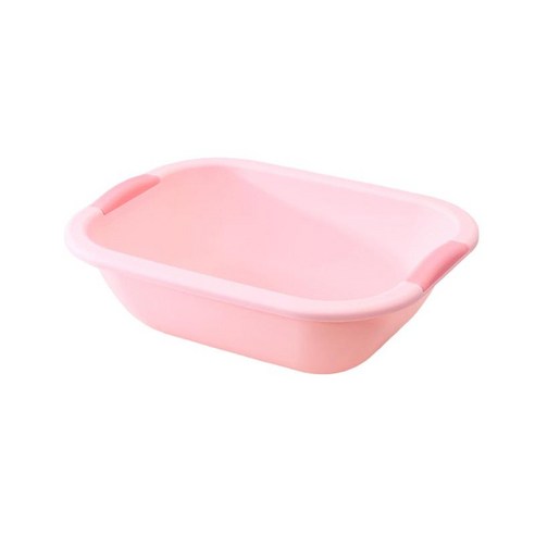 워시 분지 접시 팬 휴대용 다기능 경량 세면기 세탁 욕조 접시 욕조 담그는 피트 캠핑 욕실 Rvs, 36.5cmx29cmx12cm, 세면대, 분홍색