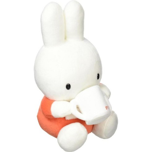 누리토이즈 미피 인형 30cm 6종 중 1개, 그레이 논브루너컬러 미피 12 세키구치 미피 인형 우유 마시는 봉제인형 애착 토끼 선물24CM, 기본
