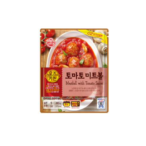 데일즈기획 오뚜기 오즈키친 토마토 미트볼, 250g, 2개