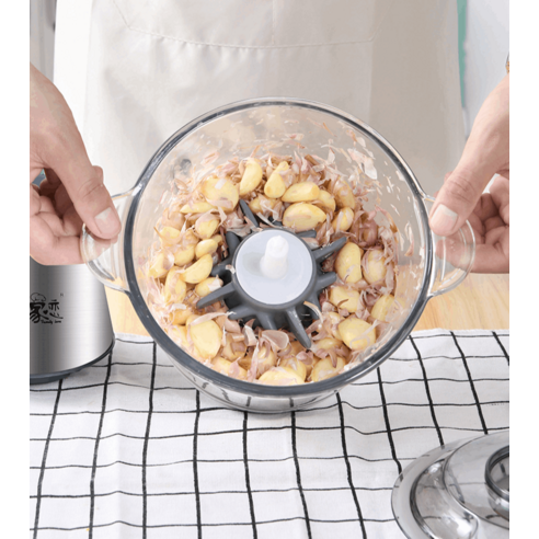 마늘 껍질을 벗기는 기계 – F 3리터/스테인리스 모델/마늘칼 2개+고기칼 2개, 1개 마늘까는기계
