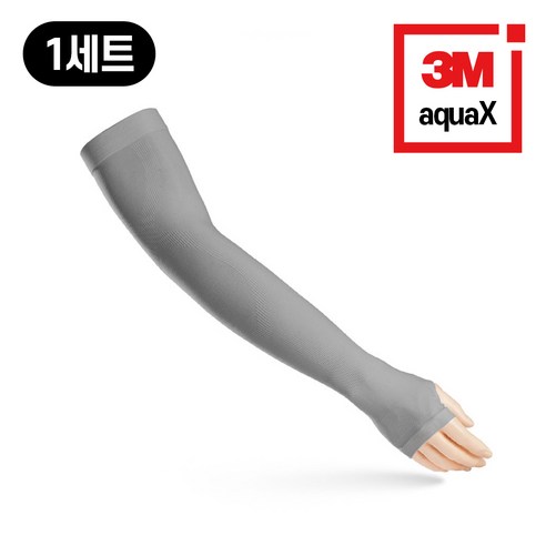 3M 쿨토시 자외선 차단 팔토시, 일반형 라이트그레이, 1세트