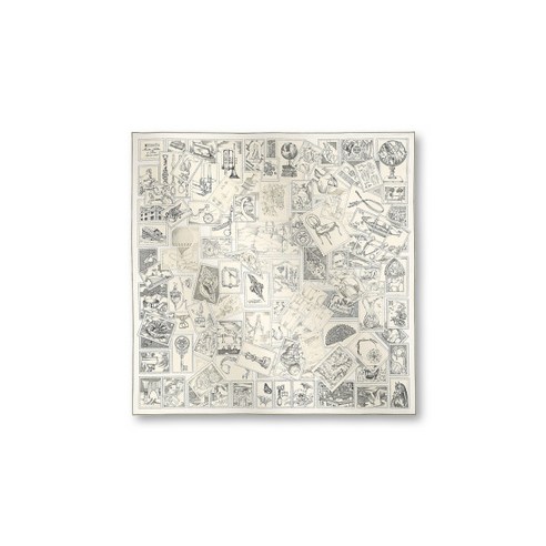 [라운지엘] 에르메스 포브르 우표수집가 까레 90: 예술과 역사의 향기를 담은 특별한 스카프 에르메스까레