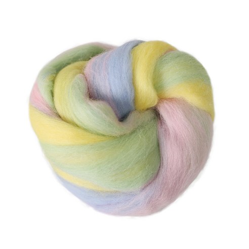 [모핸] 양모 (100g)/ 양모펠트 니들 펠트 DIY 공예 실 만들기, 10.솜사탕, 1개