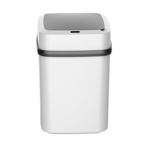 yimaida 스마트 자동 센서 휴지통 13L, 화이트