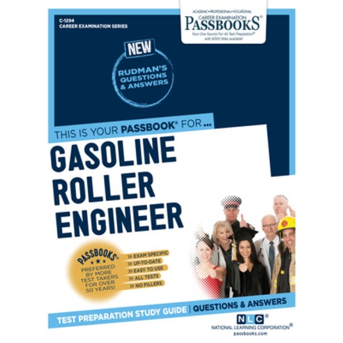 (영문도서) Gasoline Roller Engineer (C-1294): Passbooks Study Guidevolume 1294 Paperback, English, 9781731812940