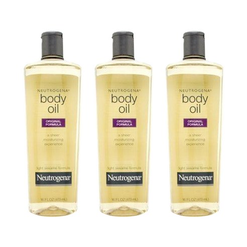 뉴트로지나 바디 오일 오리지널 포뮬러, 3개, 250ml