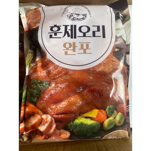 해선정 훈제오리 통오리 완포 800g 10팩 묶음, 10개