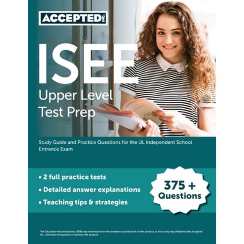 (영문도서) ISEE Upper Level Test Prep: Study Guide and Practice Questions ...