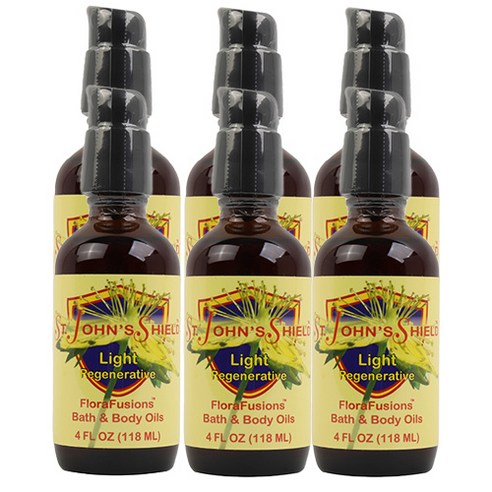 플라워에센스서비시즈 세인트 존스 쉴드 허벌 플라워 오일, 120ml, 6개