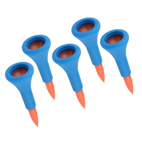 5개 조각 직업적인 골프 고무 티 거의 깨지지 않는 홀더 가동 가능한 42mm, 주황색, {"사이즈":"42mm"}, {"수건소재":"플라스틱"}