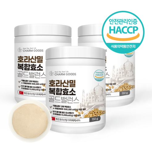 카뮤트 호라산밀 효소 골드 밸런스 곡물발효 분말 가루 식약처인증 HACCP, 6개, 150g