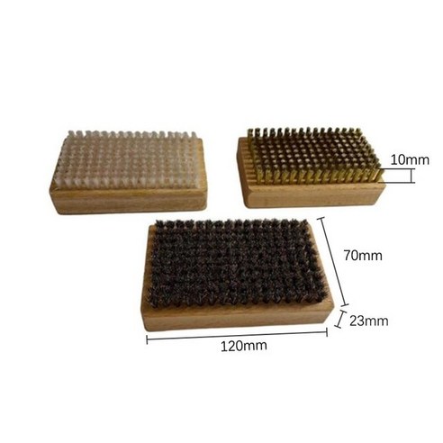 잘 나가는 완전 빠른 더 빠르게 야외 스노우 보드 케어 도구 왁스 브러시 스키 나무 손잡이 구리 와이어