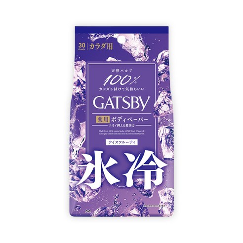 GATSBY 갸스비 냉감 바디시트 아이스 프루티, 30매입, 280g 미스사사체지방 Best Top5