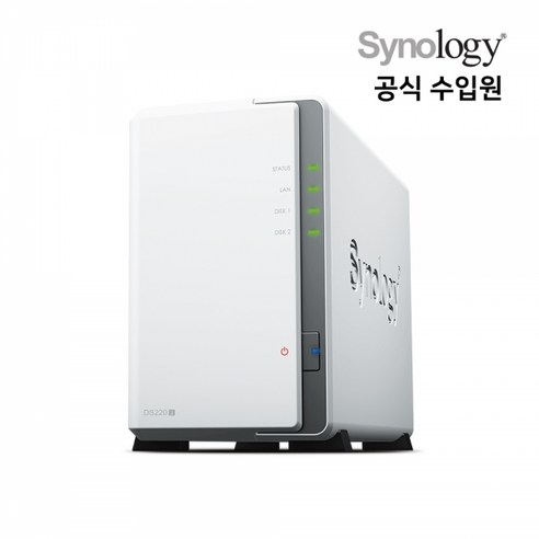 시놀로지 DS220J 20TB WD 10TB 울트라스타 패키지 X 2EA (SK네트웍스 공식제품) Best Top5