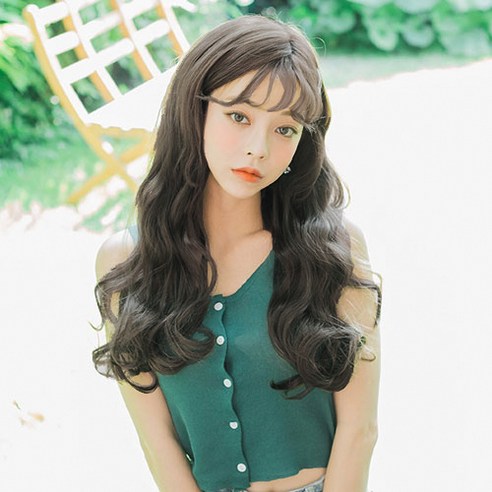 가발매니아 블리웨이브 5피스 45cm 인모믹스피스 (형상기억인모), 내츄럴브라운